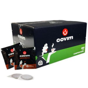 Covim Orocrema Coffee Pods – 150 Compostable Pods